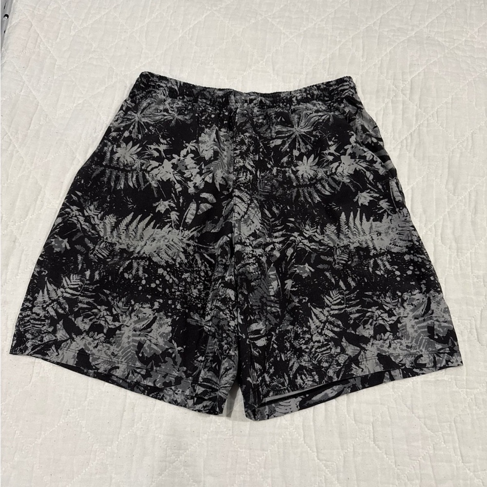 lululemon athletica Black and Gray Athletic Shorts